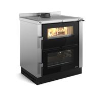 La Nordica Verona XXL Vst Inox Cocina A Madera De Inserción 7 Kwh 200m3