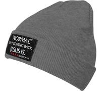 La Normalidad No Volverá, Pero Jesús Sí (Apocalipsis 14). Gorro Transpirable Gorro De Punto Suave Sombreros Cálidos para Adulto Correr Exteriores