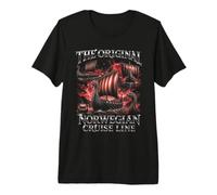 La Norwegian Cruise Line Viking Funny Camiseta Premium