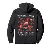 La Norwegian Cruise Line Viking Funny Sudadera con Capucha