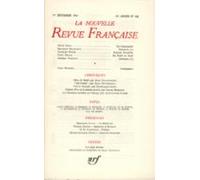 La Nouvelle Revue Française N 168 (décembre 1966) (ebook)