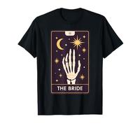 La Novia Esqueleto Tarot Halloween Bruja Espeluznante Novia Camiseta