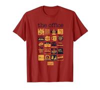 La Oficina Cita Mash-Up Camiseta, Hombre, Arándano, XL