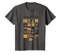 La Oficina Cita Mash-Up Camiseta, Niños, Asfalto, 2 años