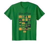 La Oficina Cita Mash-Up Camiseta, Niños, Verde Kelly, 8 años