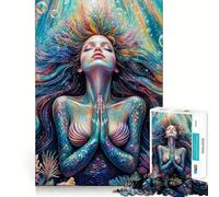 La oración de la Sirena, Rompecabezas de 1000 Piezas para Adolescentes, Juguete cognitivo, Juego de Mesa Suave, Pieza de Arte 38x26cm