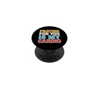La oración del Atleta Cristiano es mi Cardio PopSockets PopGrip Adhesivo