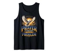 La oración es más Grande Que el Problema Faith Dove Spiritual Camiseta sin Mangas