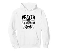 La oración es mi motivación Antes del Entrenamiento Fitness Sudadera con Capucha