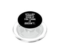 la ortografía Cuenta Incluso si Crees Que no es Ingenioso PopSockets PopGrip para MagSafe