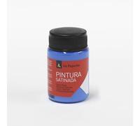 La Pajarita 118322 Pintura para Decoración y DIY, Satinada, 1, Azul (Cyan)