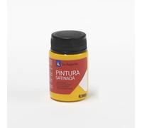 La Pajarita Pintura Satinada al Agua Amarillo Medio 35ml - Pintura Multisuperficie, Acabado Satinado, Alta Cubrición