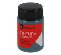 La Pajarita Pintura Satinada al Agua Azul Metal 35ml - Pintura Multisuperficie, Acabado Satinado, Alta Cubrición