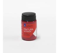 La Pajarita Pintura Satinada al Agua Carmín 35ml - Pintura Multisuperficie, Acabado Satinado, Alta Cubrición