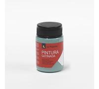La Pajarita Pintura Satinada al Agua Verde Jade 35ml - Pintura Multisuperficie, Acabado Satinado, Alta Cubrición