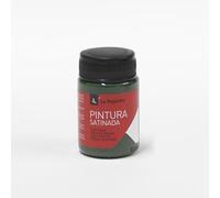 La Pajarita Pintura Satinada al Agua Verde Pino 35ml - Pintura Multisuperficie, Acabado Satinado, Alta Cubrición
