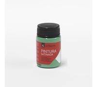 La Pajarita Pintura Satinada al Agua Verde Vivo 35ml - Pintura Multisuperficie, Acabado Satinado, Alta Cubrición