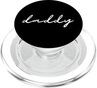 La Palabra Daddy | Un diseño cursivo Que Dice Papi PopSockets PopGrip para MagSafe