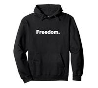 La Palabra Libertad | Un diseño Que Dice Libertad Sudadera con Capucha