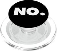 La Palabra NO | Un diseño Que Dice NO PopSockets PopGrip para MagSafe