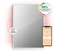 La Palma 750 calentador inteligente 2 en 1 Convector de infrarrojos 85 x 60 cm 750 W Espejo frontal