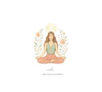 lā pamina Journal - Softcover A5 Notebook Boho | Lined Pages for Notes, Manifestation, Gratitude & Daily Writing | Aesthetic Meditation Design “Calm - daily moments of mindfulness” | Gift for women