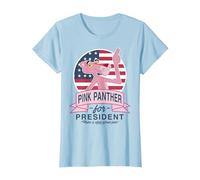 La Pantera Rosa para la presidencia Hace Que el Rosa apeste Camiseta, Mujer, Azul Bebé, 3XL
