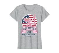 La Pantera Rosa para la presidencia Hace Que el Rosa apeste Camiseta, Mujer, Gris Jaspeado, XXL