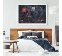 La Parca Puzzle 1000 Piezas Adultos Y Niños,Deco Pared,Premium,Rompecabezas Muerte Esqueleto,Cartón,14 Años+,Educativo,Desafío,Anti-estrés,Regalo Ideal,Relax,Reto 38x26cm
