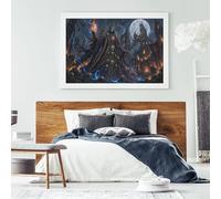 La Parca Puzzle De Madera 500 Piezas Adultos Y Niños,Madera,Deco Pared Muerte Esqueleto,Regalo Ideal,14 Años+,Rompecabezas,Desafío,Anti-estrés,Relax,Reto,Educativo (52x38cm)