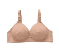 La parte superior del bikini con pechos grandes hace que parezca. Cuenta con un sujetador de accesorio ajustable y ajustable para madres, beige, M