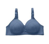 La parte superior del bikini con pechos grandes hace que parezca. Cuenta con un sujetador de accesorio ajustable y ajustable para madres, azul, S