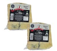 LA PASIEGA DE PEÑAPELADA Queso Cañón, PACK 2 Cuñas 300 gr (aprox) Al vacío - Suave, Mantecoso y Cremoso - Con Toque Distintivo de Ceniza Vegetal - Calidad Artesanal Española