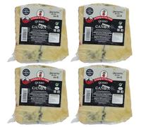 LA PASIEGA DE PEÑAPELADA Queso Cañón, PACK 4 Cuñas 300 gr (aprox) Al vacío - Suave, Mantecoso y Cremoso - Con Toque Distintivo de Ceniza Vegetal - Calidad Artesanal Española