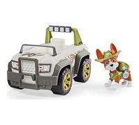 La Pat' Patrouille 6059511 - Vehículo de 15 cm con 1 Figura Coleccionable de Tracker de la Patrulla Canina, Juguete Infantil a Partir de 3 años de Edad, unisex, niño
