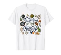 La paternidad es mi Ministerio al Aire Libre papá Vida Camiseta