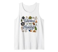 La paternidad es mi Ministerio al Aire Libre papá Vida Camiseta sin Mangas