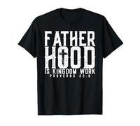 La paternidad es obra del reino Proverbios 22-6, Christian Dad Camiseta