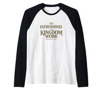 La paternidad es una Obra del Reino Proverbios, Regalos de Jesús Que ama a un Padre Camiseta Manga Raglan
