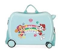 La Patrulla Canina Be Happy, Maleta Infantil Niños Unisex, Turquesa, Media