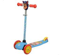 La Patrulla Canina Chase Patinete Infantil 3 Ruedas, Licencia Oficial, Bolsito Delantero, Estructura metálica, Plataforma Antideslizante, Diseño Chase, Actividades Exterior, +2 años (77752)