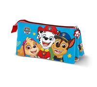 La Patrulla Canina Grin-Estuche Portatodo Triple, Azul, 23.5 x 10 cm