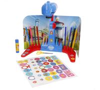 COLORBABY La Patrulla Canina Proyector para dibujar, Dibuja y colorea, Paw Patrol, Con luz, Rotuladores, Pegatinas y pegamento, Juguete dibujo, Proyectar y colorear, Regalo 3 años (47885)