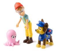 La Patrulla Canina, Set de Figuras de Chase y el Capitán Turbot con Figura de Juguete de bebé Pulpo, Juguetes para niños y niñas a Partir de 3 años