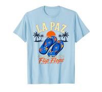 La Paz Baja México - La Vida es Mejor en Flip Flops Beach Camiseta