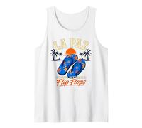 La Paz Baja México - La Vida es Mejor en Flip Flops Beach Camiseta sin Mangas