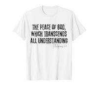La Paz de Dios Filipenses 4:7 Versículo de la Biblia Entendimiento Camiseta