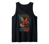 La Paz es mi Meta Mensaje Motivacional Camiseta sin Mangas