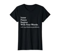 La Paz Interior Comienza con Cuatro Palabras Camiseta gráfica económica