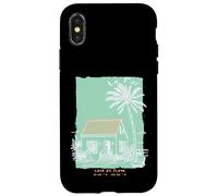 La Paz México Souvenir Baja California Sur Vintage Art Carcasa para iPhone X/XS